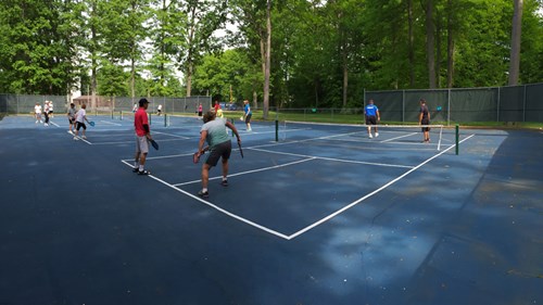 Pickle Ball at Willow Park in Cortland, Northeast Ohio