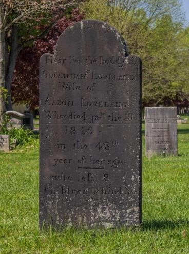 Susannah Loveland Niles Union Cemetery