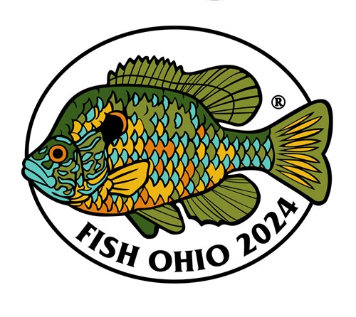 Fish Ohio 2024 Pin ODNR